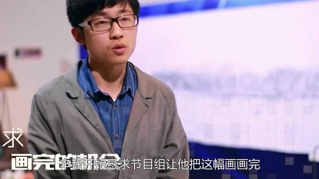 小伙默画维多利亚港,最终虽因超时挑战失败,但却仍实力征服全场02