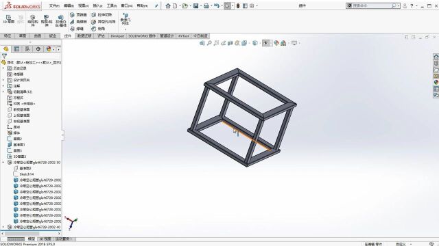 Solidworks非标设计教程第14课:焊件之结构构件用法