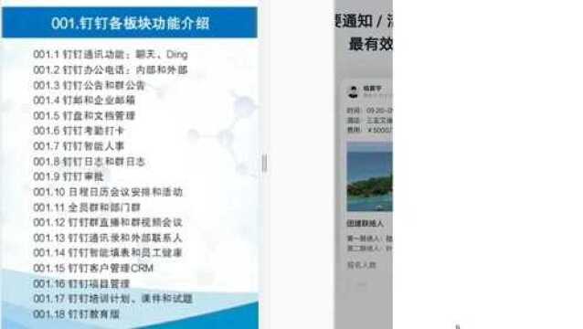 A1.3 钉钉部署培训视频功能介绍公告和群公告