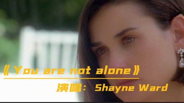 肖恩ⷮŠ沃德怀旧经典《You are not alone》,听一遍,不会不爱上