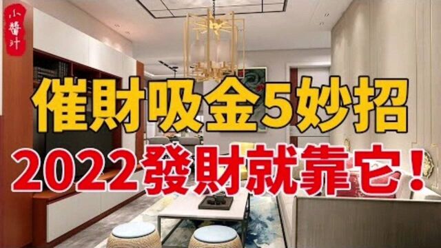 居家风水:催财吸金五妙招,助运一年赚不停!