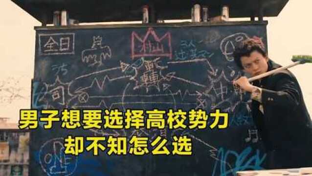 日本高校势力分布,男子想要选择,却不知怎么选