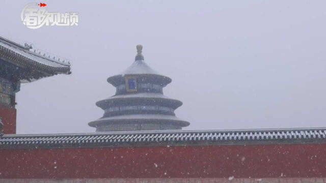 这个视角的天坛公园雪景,你肯定没见过