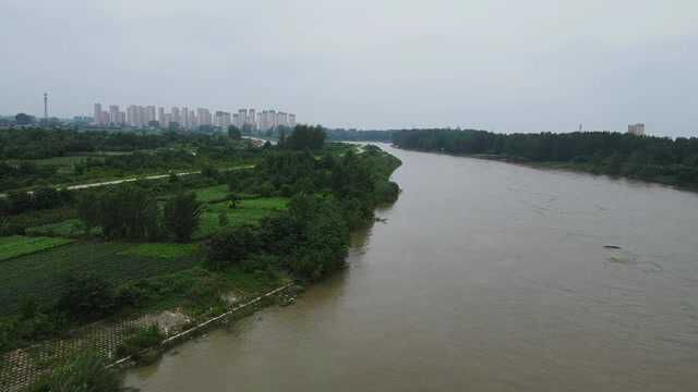 东升路桥西沙颍河水位,安徽省阜阳市界首市东城