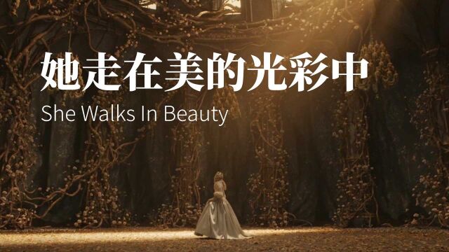 美得令人窒息的英文诗: She Walks In Beauty (拜伦的传世经典)