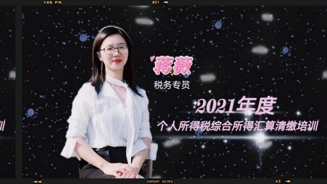 2021年度个人所得税综合所得汇算清缴培训(TB薇薇酱)