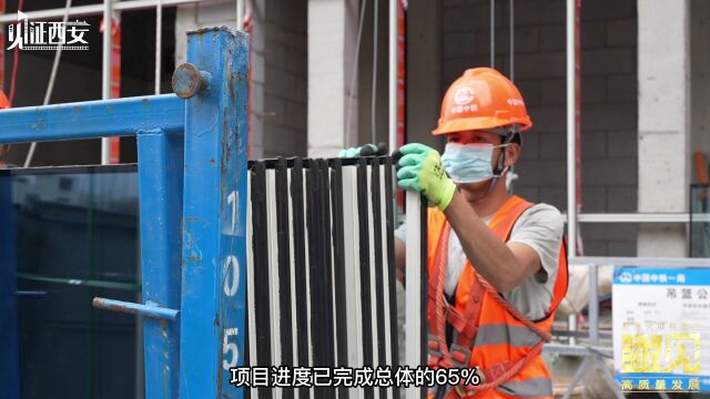 【聚焦大项目建设 瞰见高质量发展】西安市中医医院南院区最新进展 预计年内达到竣工交验条件