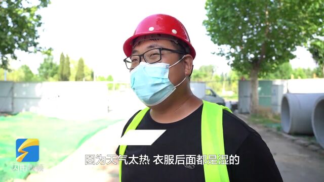 武城:顶烈日 战酷暑 城建项目一线建设忙