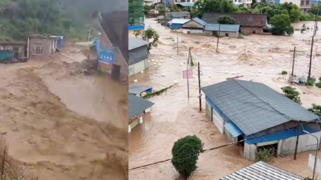 视频|广西多地暴雨出现突发洪水,多处农田被淹部分学校内涝严重停课