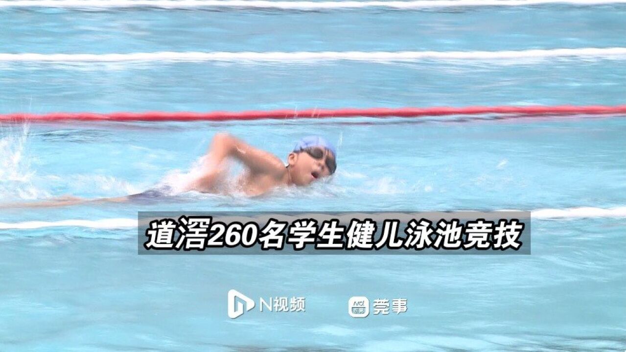 道滘260名学生健儿泳池竞技