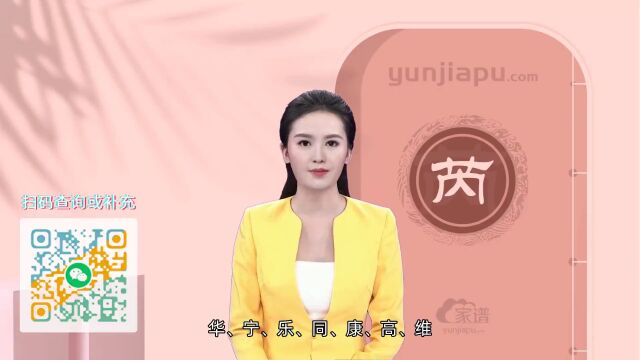 芮氏字辈、字派、派行、派语汇总,快来看看有没有你们家的!