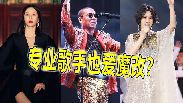 知名歌手也爱魔改?经典名曲改的不像样,这不是网红爱干的事?