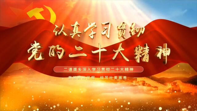 二道渠乡深入学习贯彻二十大精神