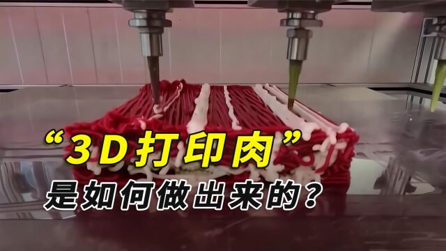 3D打印肉是如何做出来的?写满科技与狠活,为啥还能有市场?