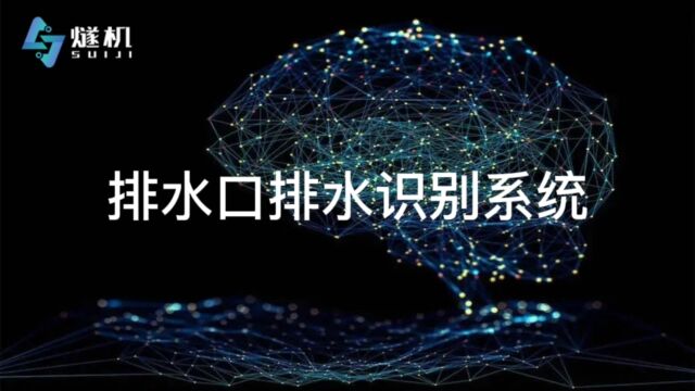 排水口排水识别系统