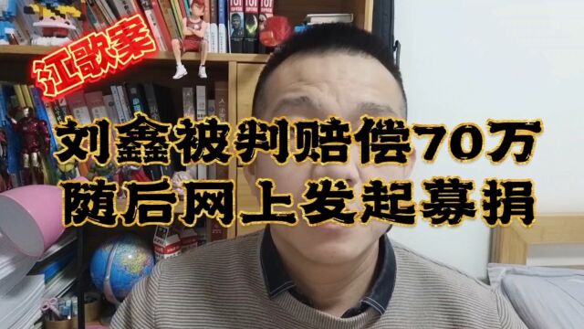 刘鑫被判赔偿70万后网上发起募捐