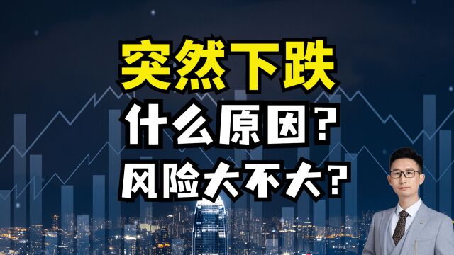 突然下跌!什么原因?风险大不大?