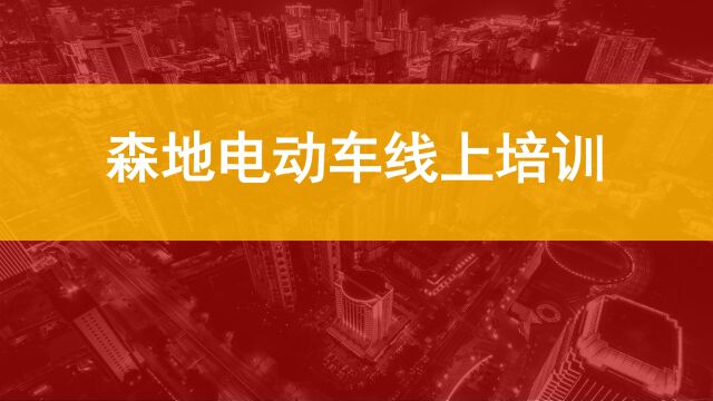 森地电动车线上培训—流量是生意的本质!!!