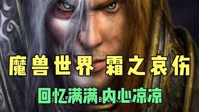 魔兽世界,霜之哀伤,回忆满满,内心凉凉