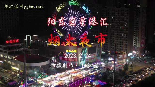 2023年阳东区星港汇烟火夜市