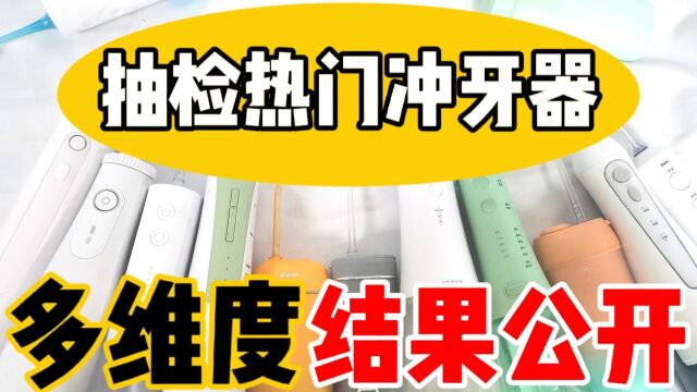 冲牙器十大品牌,热门型号舒客/扉乐/洁碧/拜尔测评