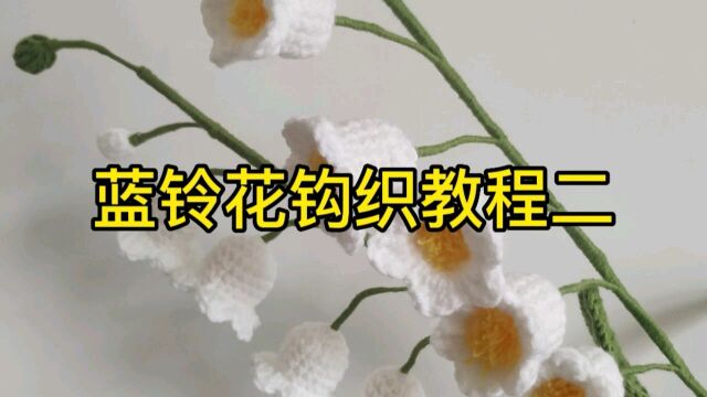 蓝铃花钩织教程二