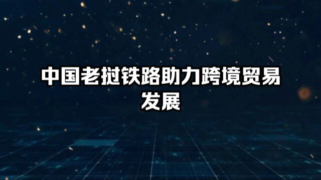 中国老挝铁路助力跨境贸易发展