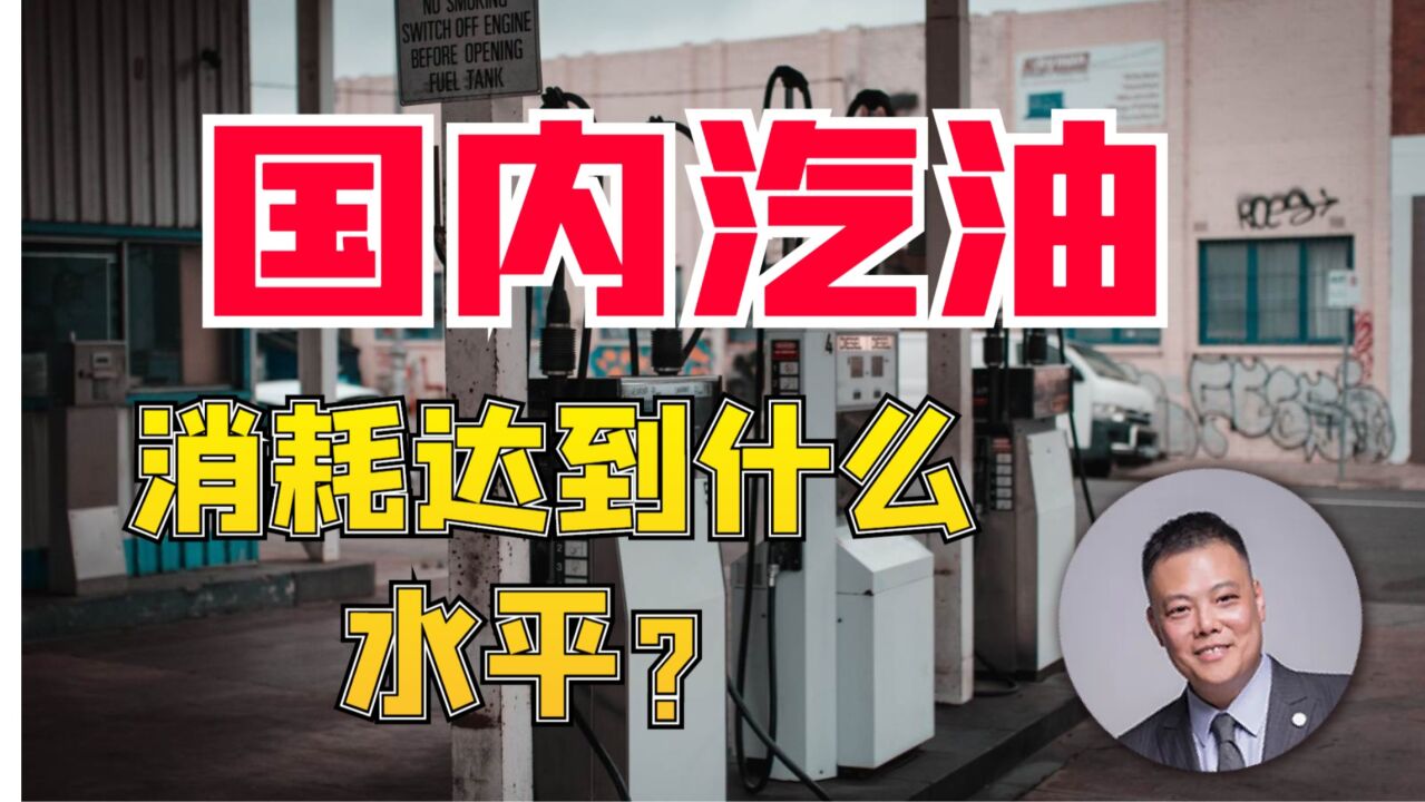 国内汽油的消耗达到什么水平?