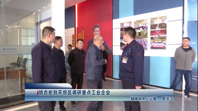 胡吉宏到平坝区调研重点工业企业