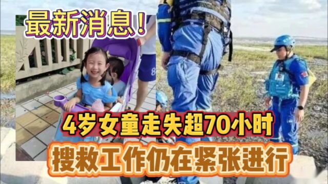 最新消息!4岁女童走失超70小时,搜救工作仍在紧张进行