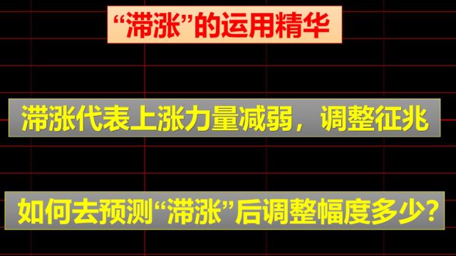 滞涨运用精华:如何预测滞涨后调整幅度多少?