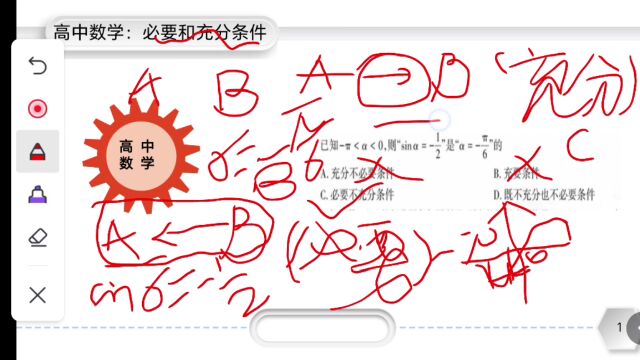 高中数学:简单介绍必要条件和充分条件的区别以及应用