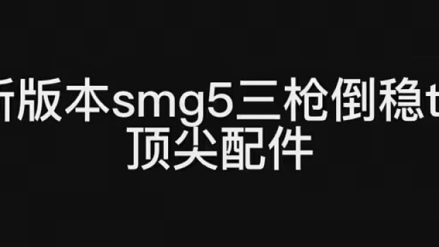 smg5新版本配件,快艾特排位坑你的冤种兄弟来用 #使命召唤手游 #和平精英