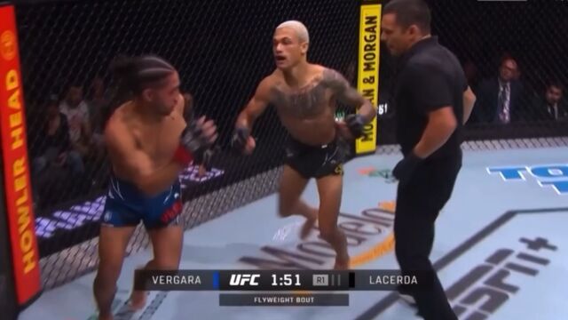 ufc格斗之夜202期席尔瓦对决维加拉精彩对决逆风翻盘看完你就知道了打不过就要跑得快才能逆转局势