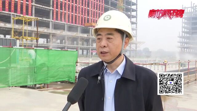 廊坊广电ⷥ…𓦳褸讐Š廊坊市人民医院迁建项目喜迎首批建筑封顶