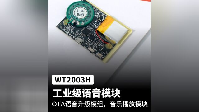 WT2003H工业级语音模块ic,OTA语音升级模组,音乐播放模块