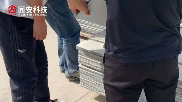 客户到固安塑业中空塑料模板工厂考察参观