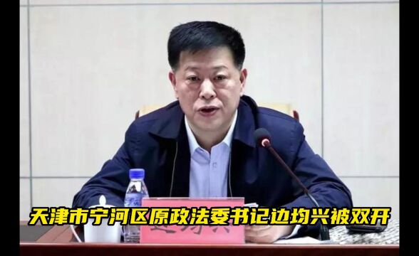 天津市宁河区原政法委书记边均兴被双开