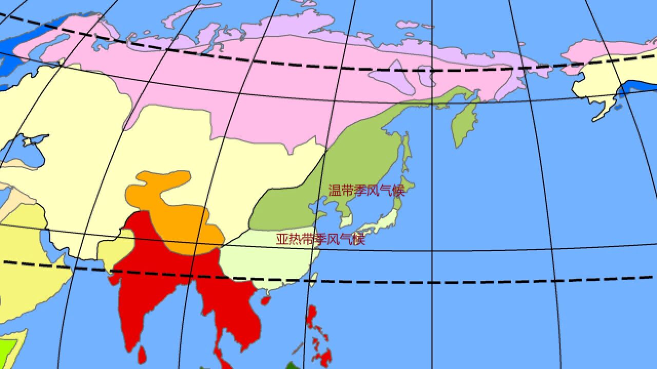 你知道我国和日本的季风气候有哪些差异吗?