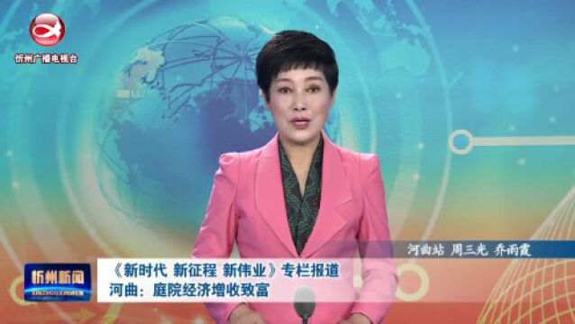 《新时代 新征程 新伟业》专栏报道:河曲:庭院经济增收致富