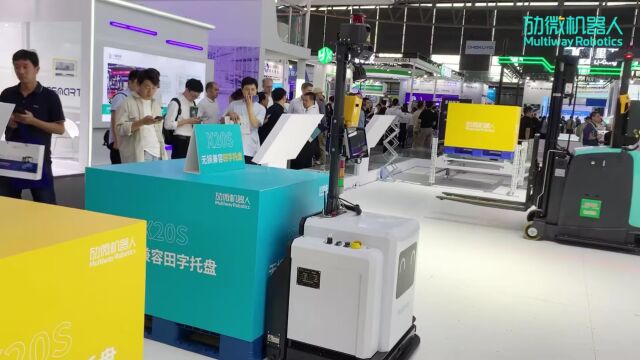 CeMAT ASIA 2023,劢微机器人无人叉车,带你开启智能物流科技体验之旅~