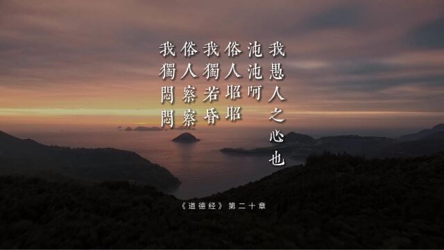 老子《道德经》第二十章“我愚人之心也,沌沌呵.俗人昭昭,我独若昏.俗人察察,我独闷闷”不要专盯别人短处