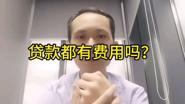 姚从刚:贷款都有费用吗?