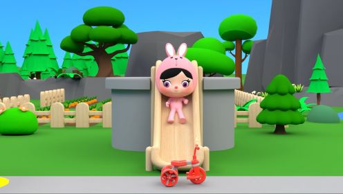 《益智宝贝kiki兔》第17集彩色三轮车修理厂认工具早教动画
