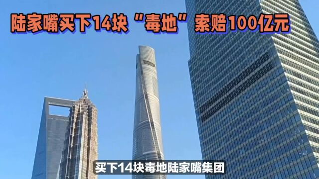 买下14块“毒地”陆家嘴集团向苏钢集团等单位索赔100亿元