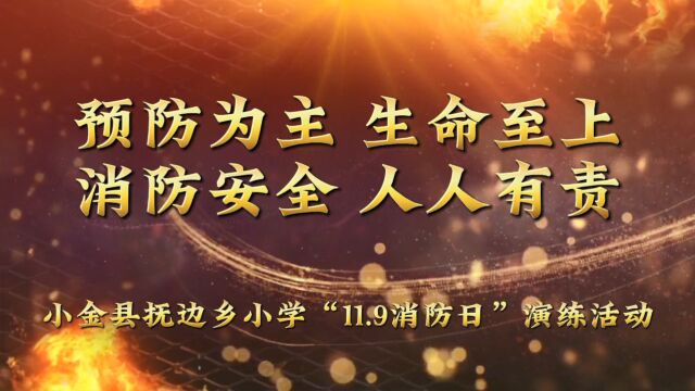 “预防为主 生命至上”——记小金县抚边乡小学“11.9消防日”演练活动