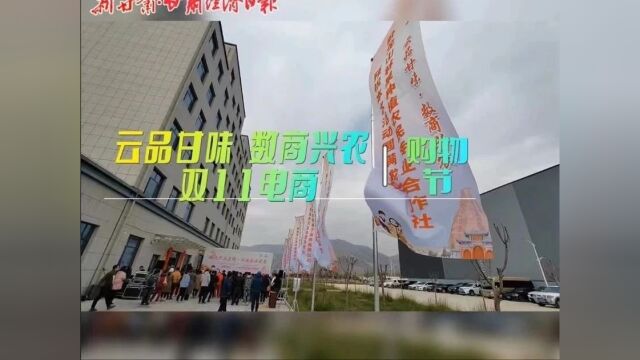 东乡县“双十一”电商购物节活动暨美食产业孵化基地揭牌仪式举行