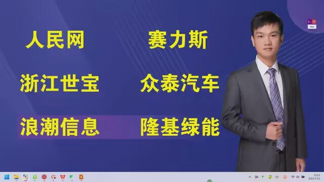 人民网,赛力斯,浙江世宝,众泰汽车,浪潮信息,隆基绿能