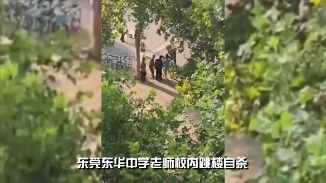 教育内卷悲剧,东莞东华中学老师跳楼自杀