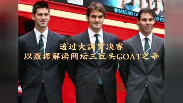 以大满贯决赛数据解读网坛三巨头GOAT之争